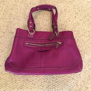 Purple Coach Bag (authentic)
